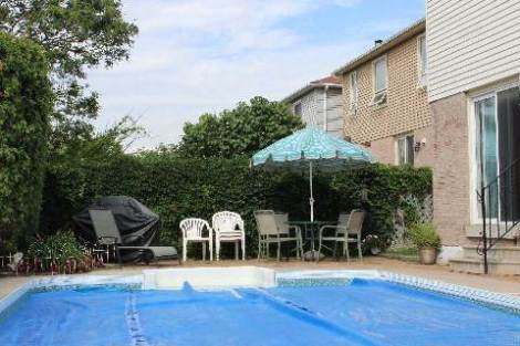 house with pool, ajax, ontario